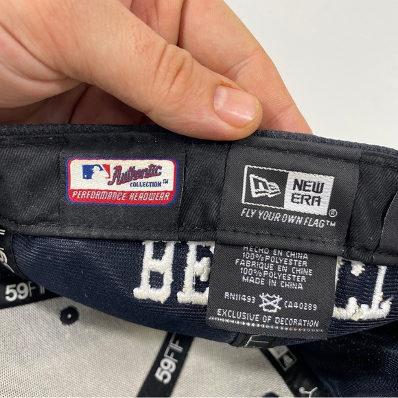 Derek Jeter New York Yankees Retirement 2014 Re2pect New Era Fitted Hat 7 1/8 - Picture 7 of 10